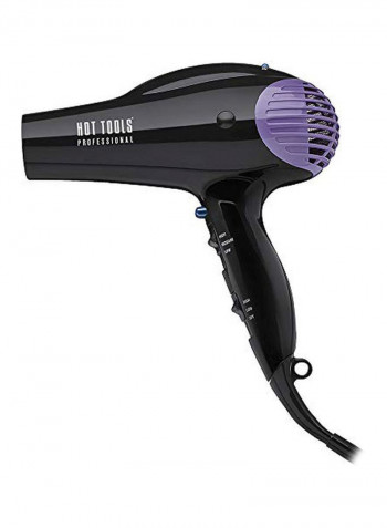 Professional Hair Dryer Black/Purple