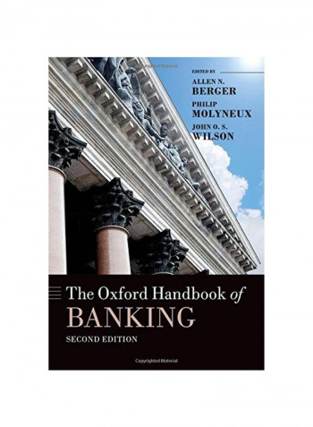 The Oxford Handbook Of Banking Hardcover 2