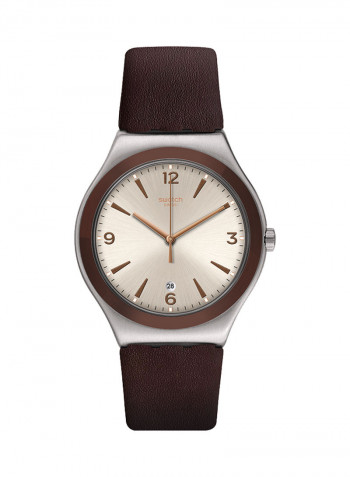 Men's Leather Analog Watch YWS450