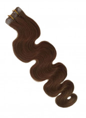 20-Piece Body Wave Hair Extension Set 8 Light Brown 24inch