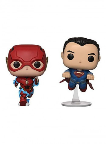 Justice League Flash And Superman 8 x 6 x 5inch