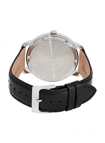 Men's Water Resistant Leather Analog Watch SUR265P1