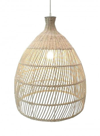 Shanti Rattan Pendant Brown 48 x 48centimeter