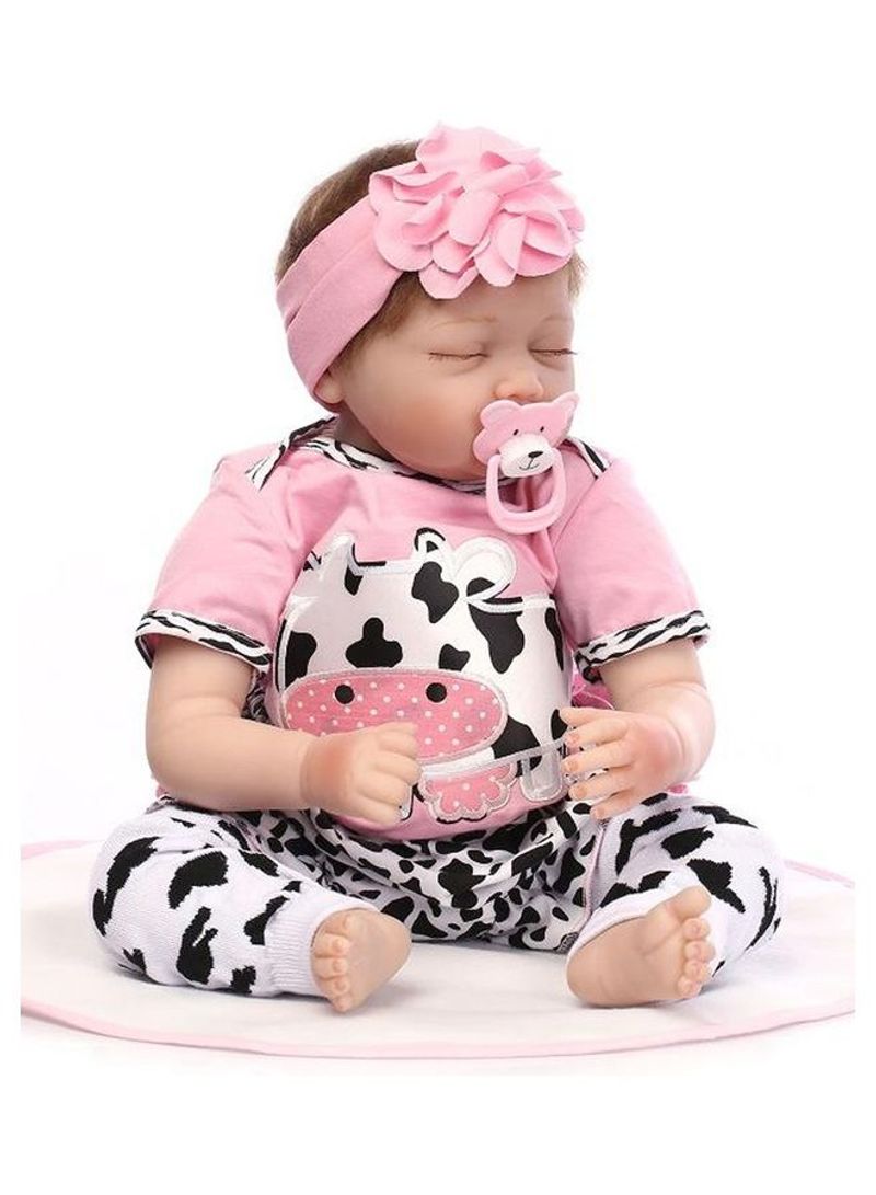 5-Piece Baby Doll With Pacifier Clothes And Hairband Set