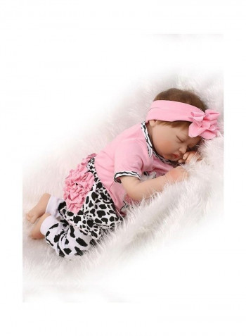 5-Piece Baby Doll With Pacifier Clothes And Hairband Set