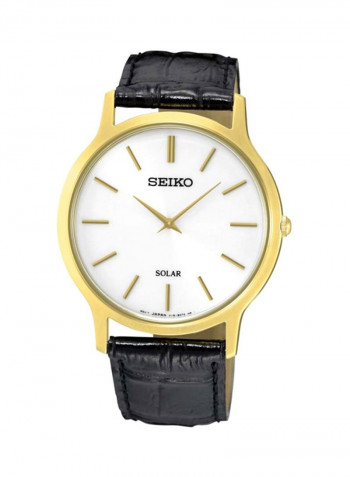 Men's Pu_Leather Analog Wrist Watch SUP872P1