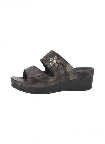 Women Wedge Sandals Black