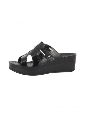 Women Wedge Sandals Black