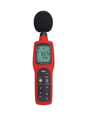 UT352 Digital Sound Level Meter Black/Red 273 x 70 x 39millimeter