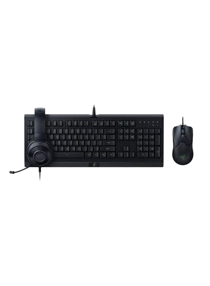 Power Up Bundle - Kraken X Lite Gaming Headset / Cynosa Lite Gaming Keyboard / Viper Gaming Mouse