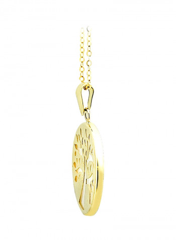18 Karat Gold Tree Design Pendant
