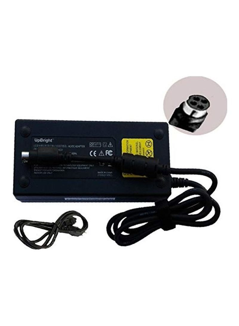 19V 9.5A 180W 4-Pin AC/DC Adapter Compatible With Toshiba PA3546U-1AC3 Black