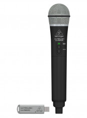 Wireless Digital Handheld Microphone With Dual Mode USB Receiver ULM300USB Black