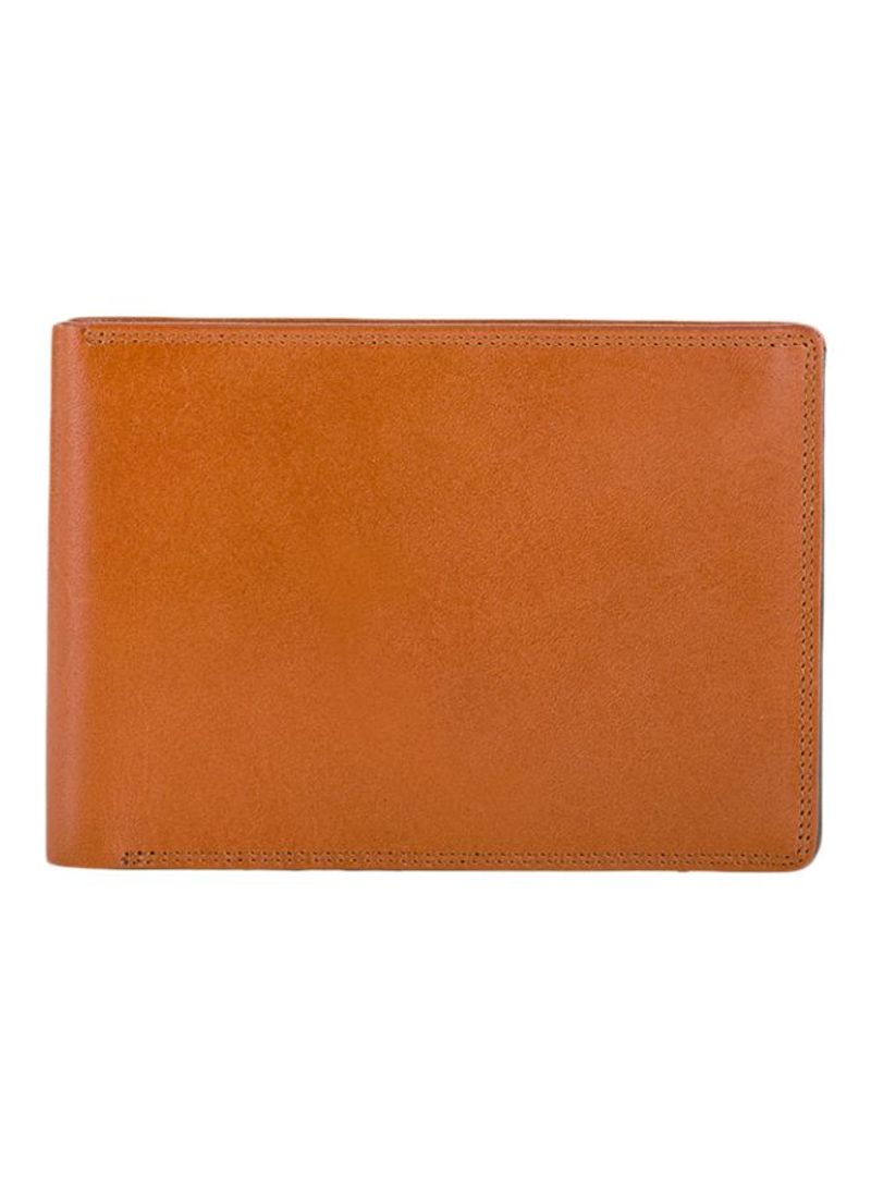 Leather Wallet Tan/Olive