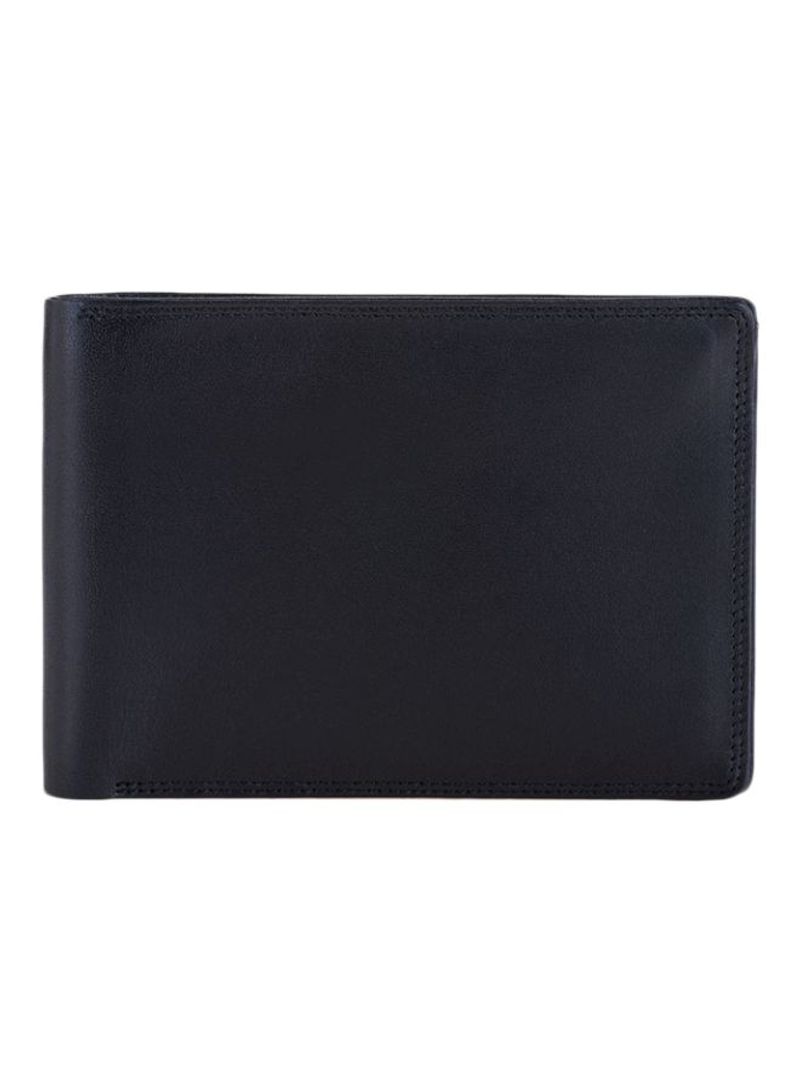 Leather Wallet Blue/Black