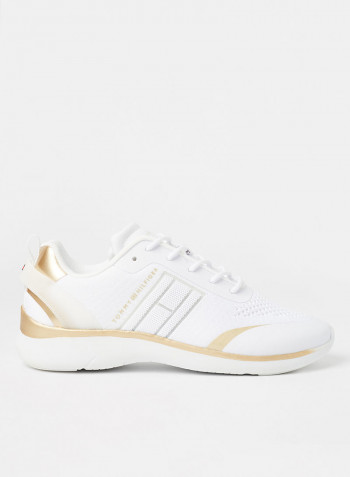 Knit Lightweight Sneakers White