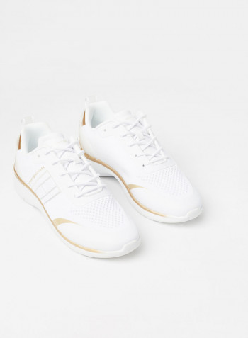 Knit Lightweight Sneakers White