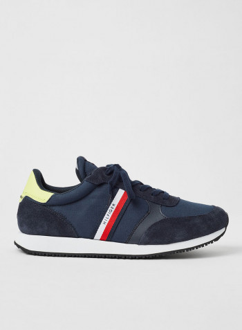 Tape Detail Sneakers Navy