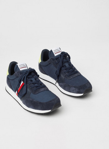 Tape Detail Sneakers Navy