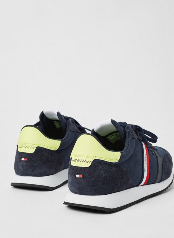 Tape Detail Sneakers Navy
