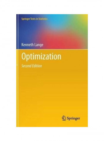 Optimization Hardcover English by Kenneth Lange