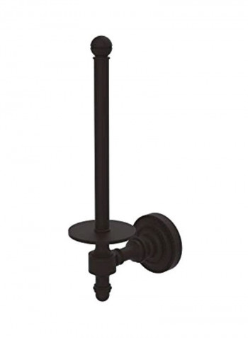 Retro Dot Collection Toilet Paper Holder Black