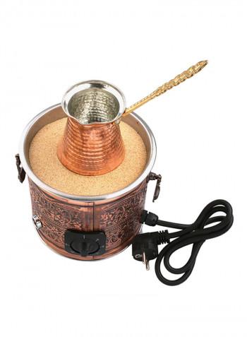 Sand Coffee Maker Gold 18x18x16cm