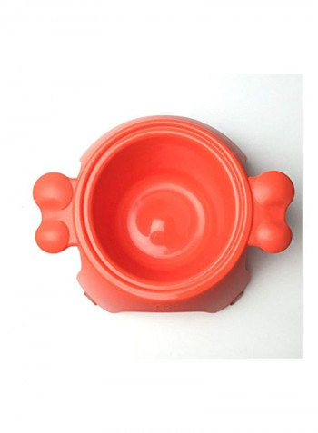 Yoga Raised Pet Bowl Orange L