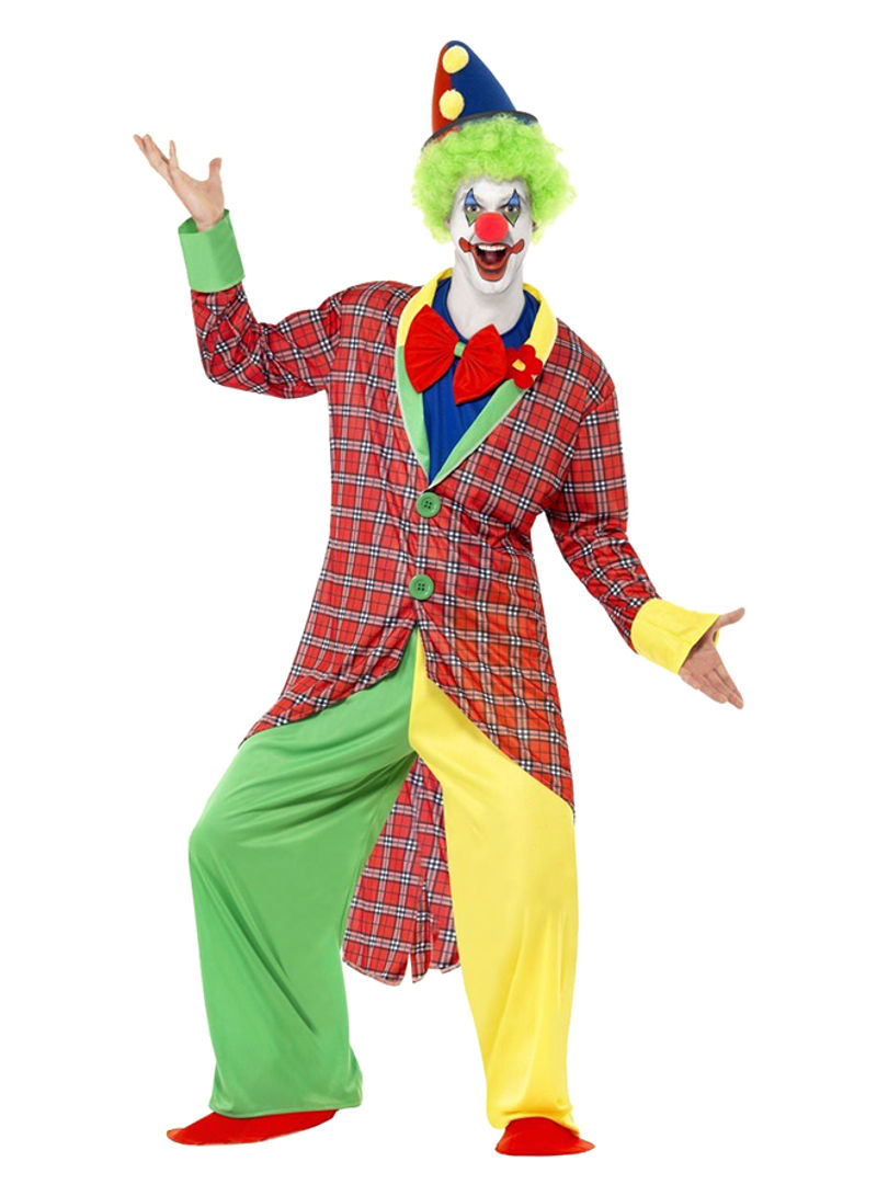 Deluxe La Circus Clown Costume L