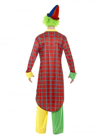 Deluxe La Circus Clown Costume L