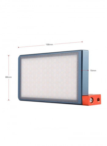 F7 LED Photography Light 15.6x1.5x8centimeter Navy Blue