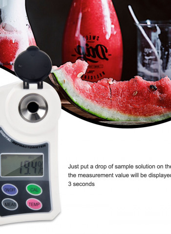 Digital Brix Sugar Refractometer White 18 x 5 x 14cm