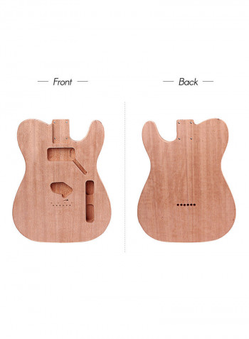TL Electric Solid Wood Guitar Body With Humbuck Pickup Hole