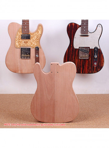TL Electric Solid Wood Guitar Body With Humbuck Pickup Hole
