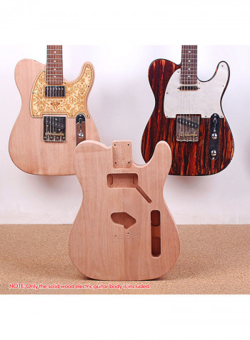 TL Electric Solid Wood Guitar Body With Humbuck Pickup Hole