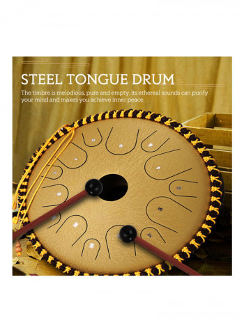 14 Inch 14-Tone Carbon Steel Tongue Drum