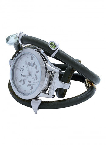 Women's Stone Studded Analog Watch 305SWBL