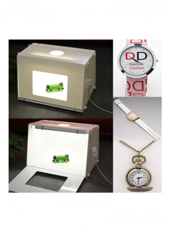 35-Piece Photography Studio Light Box Set 16x12inch White