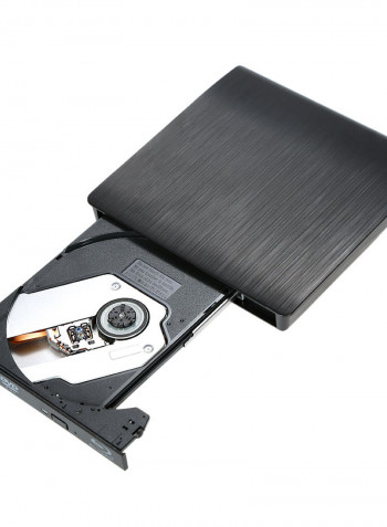Ultra Slim External Drive DVD-RW USB 3.0 Burner Writer BD-ROM 3D Blu-Ray Player 0GB Black