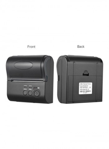 Wireless USB Thermal Printer Black
