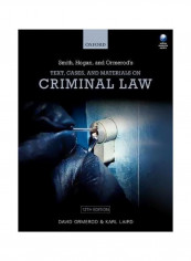 Smith, Hogan, And Ormerod's Text, Cases, And Materials On Criminal Law Paperback English by Professor David Ormerod - 20 September 2017