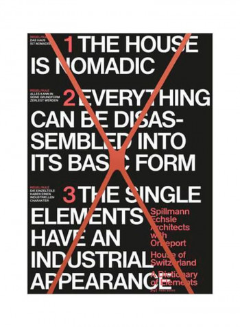 House Of Switzerland:A Dictionary Of Elements Hardcover