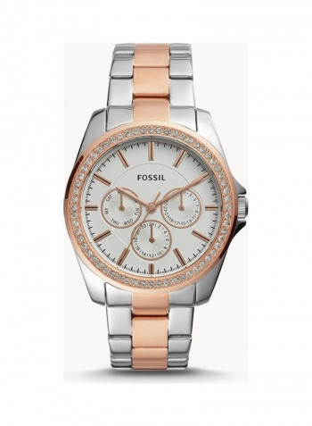 Women's Analog Wrist Watch with Stainless Steel Strap