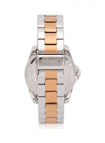 Women's Analog Wrist Watch with Stainless Steel Strap