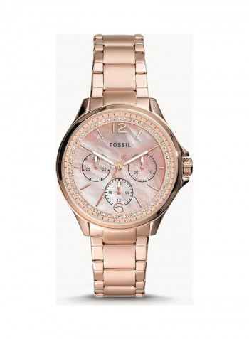 Women's Analog Wrist Watch with Stainless Steel Strap