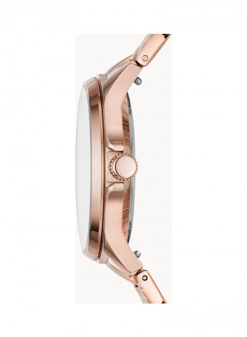 Women's Analog Wrist Watch with Stainless Steel Strap