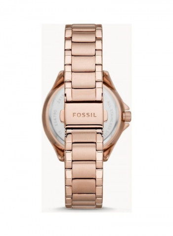 Women's Analog Wrist Watch with Stainless Steel Strap