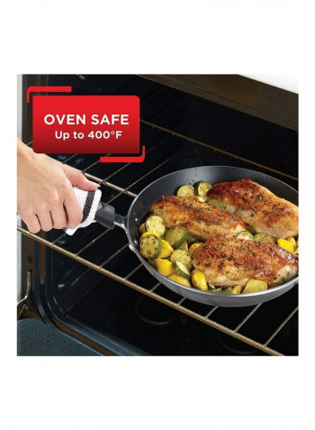 10-Piece Non-Stick Cookware Set Black/Clear