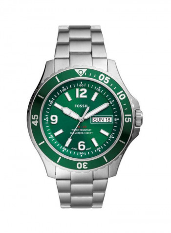 Men's Water Resistant Stainless Steel Analog Watch FS5690