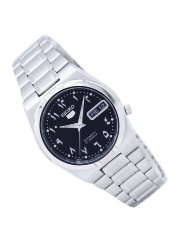 Men's Stainless Steel Analog Automatic/Kinetic Watch SNK063J5